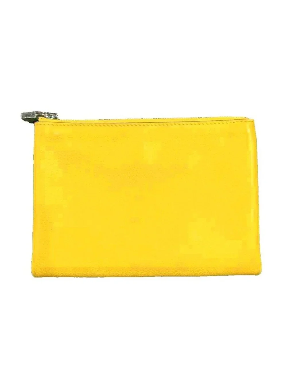 Hermes Pouch Leather Yellow
